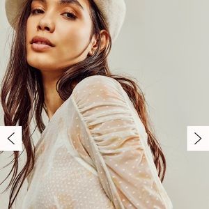 Free people Intimate Beautiful top- NWT